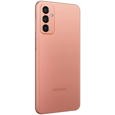 Samsung Galaxy M23 5G - 5G smartphone - dual-SIM - RAM 4 GB  /  128 GB - microSD slot - LCD display - 6.6" - 2408 x 1080 pixels (120 Hz) - 3x rear cameras 50 MP, 8 MP, 2 MP - front camera 8 MP - copper orange - 3