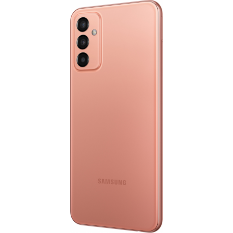 Samsung Galaxy M23 5G - 5G smartphone - dual-SIM - RAM 4 GB  /  128 GB - microSD slot - LCD display - 6.6" - 2408 x 1080 pixels (120 Hz) - 3x rear cameras 50 MP, 8 MP, 2 MP - front camera 8 MP - copper orange - 10