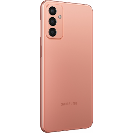 Samsung Galaxy M23 5G - 5G smartphone - dual-SIM - RAM 4 GB  /  128 GB - microSD slot - LCD display - 6.6" - 2408 x 1080 pixels (120 Hz) - 3x rear cameras 50 MP, 8 MP, 2 MP - front camera 8 MP - copper orange - 12