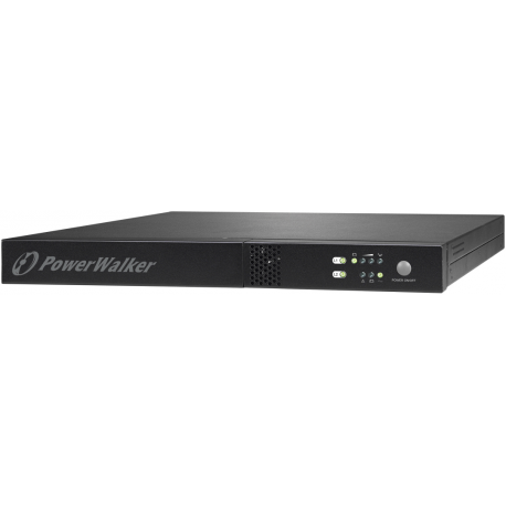 POWERWALKER VFI 1000 R1U UPS On-Line 1000VA RACK 19 1U 3xIEC USB/RS-232 LCD - 0