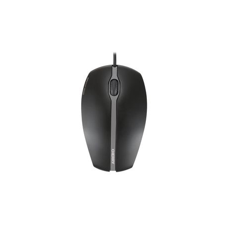 CHERRY GENTIX SILENT - Mouse - optical - 3 buttons - wired - USB - black - 0