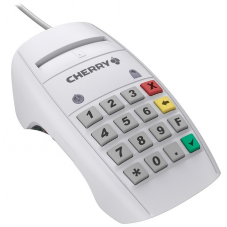CHERRY SmartTerminal ST-2100 - SMART card reader - USB - white - 2