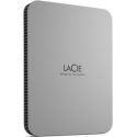 LaCie Mobile Drive STLP1000400 - Hard drive - 1 TB - external (portable) - USB 3.2 Gen 1 (USB-C connector) - moon silver