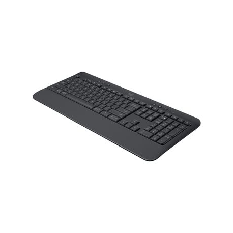 Logitech Signature K650 - Keyboard - wireless - Bluetooth 5.1 - QWERTY - US International - graphite - 3