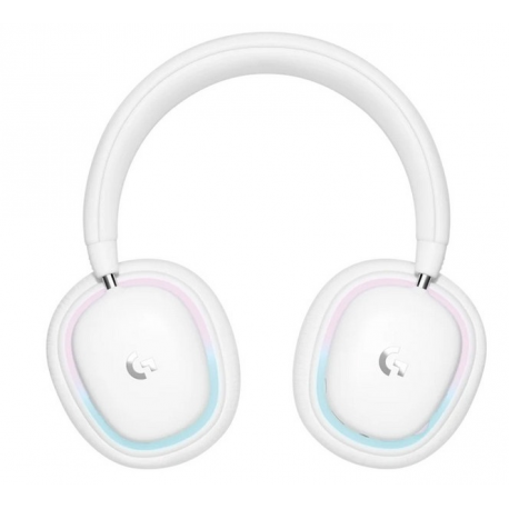 Logitech G G735 - Headset - full size - Bluetooth / LIGHTSPEED - wireless - 3.5 mm jack - white mist - 2