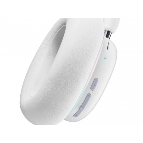 Logitech G G735 - Headset - full size - Bluetooth / LIGHTSPEED - wireless - 3.5 mm jack - white mist - 3
