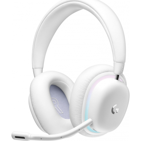 Logitech G G735 - Headset - full size - Bluetooth / LIGHTSPEED - wireless - 3.5 mm jack - white mist - 7