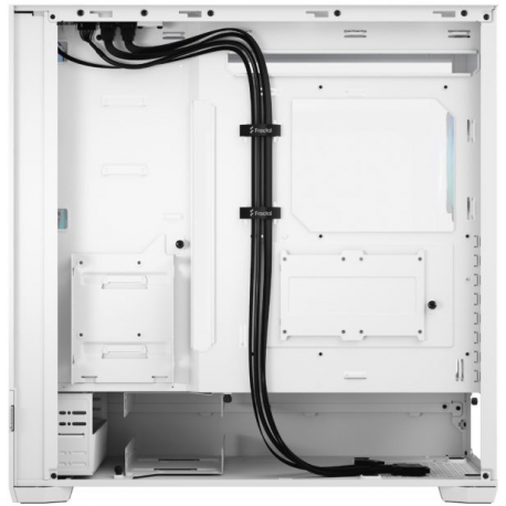 Fractal Design Pop XL Air RGB - Tower - extended ATX - no power supply (ATX) - white TG clear tint - USB / Audio - 8