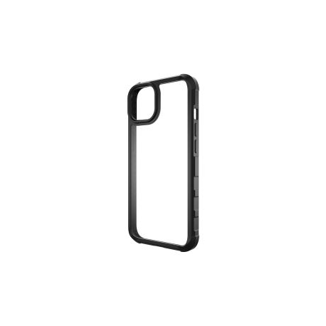 PanzerGlass SilverBullet - Black Edition - back cover for mobile phone - rugged - polycarbonate, polymethyl methacrylate (PMMA), 100% recycled thermoplastic polyurethane (TPU) - black frame, clear back - for Apple iPhone 13 - 5