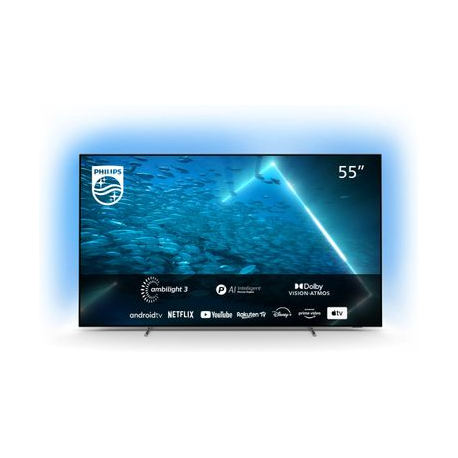 Philips 4K UHD OLED Android TV 55OLED707/12 55" (139 cm), Smart TV, Android, 4K UHD OLED, 3840 x 2160, Wi-Fi