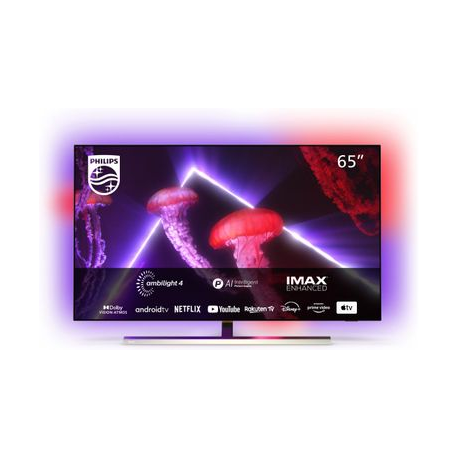 Philips 4K UHD OLED Android TV 65OLED807/12 65" (164 cm), Smart TV, Android, 4K UHD OLED, 3840 x 2160, Wi-Fi
