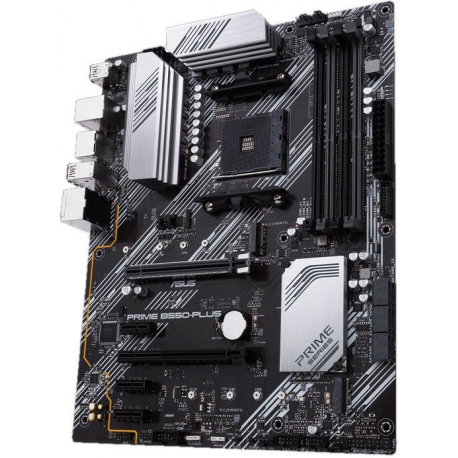 ASUS PRIME B550-PLUS - Motherboard - ATX - Socket AM4 - AMD B550 Chipset - USB-C Gen2, USB 3.2 Gen 1, USB 3.2 Gen 2 - Gigabit LAN - onboard graphics (CPU required) - HD Audio (8-channel) - 2