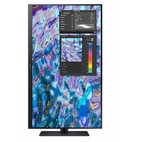 Samsung S27B610EQU - S61B Series - LED monitor - 27" - 2560 x 1440 WQHD @ 75 Hz - IPS - 300 cd/m² - 1000:1 - 5 ms - 2xHDMI, DisplayPort - black - 4