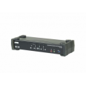 ATEN CS1924M KVMP Switch - KVM / audio / USB switch - 4 x KVM / audio / USB - 1 local user - desktop