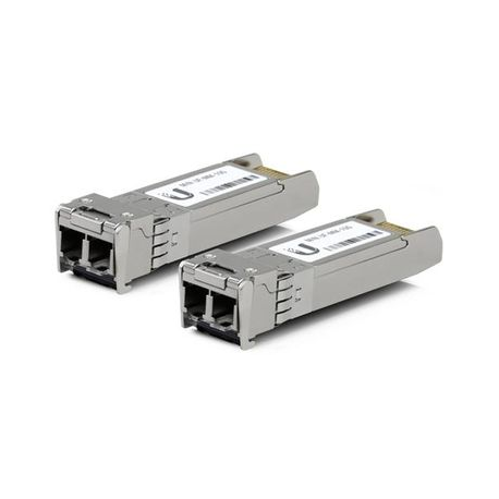 Ubiquiti - SFP (mini-GBIC) transceiver module - 10 GigE - LC multi-mode - up to 300 m (pack of 2) - 0