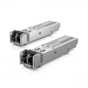 Ubiquiti UACC-OM-MM-1G-D - SFP (mini-GBIC) transceiver module - GigE - LC single-mode - up to 550 m - 850 nm (pack of 20)