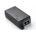 MicroConnect - PoE injector - AC 100-240 V - 15.4 Watt - output connectors: 1 - black