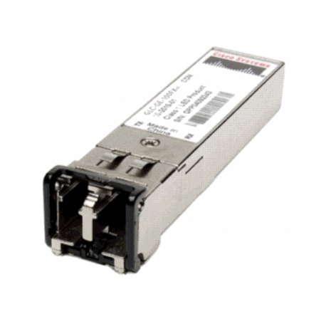 Cisco - SFP (mini-GBIC) transceiver module - GigE - 1000Base-ZX - LC / PC single-mode - up to 70 km - 1550 nm - 0