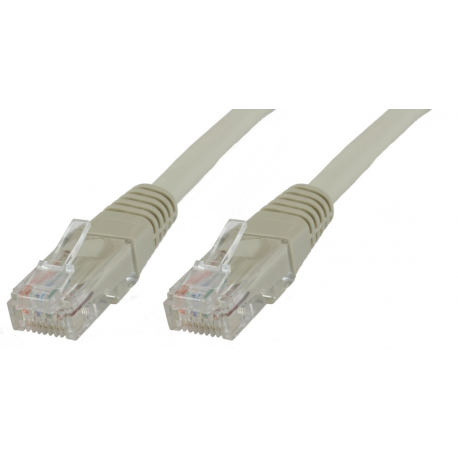 MicroConnect - Network cable - RJ-45 (M) to RJ-45 (M) - 100 m - 6 mm - UTP - CAT 6 - halogen-free, round, snagless, stranded - grey - 0