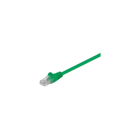 MicroConnect - Network cable - RJ-45 (M) to RJ-45 (M) - 25 cm - UTP - CAT 5e - green - 0