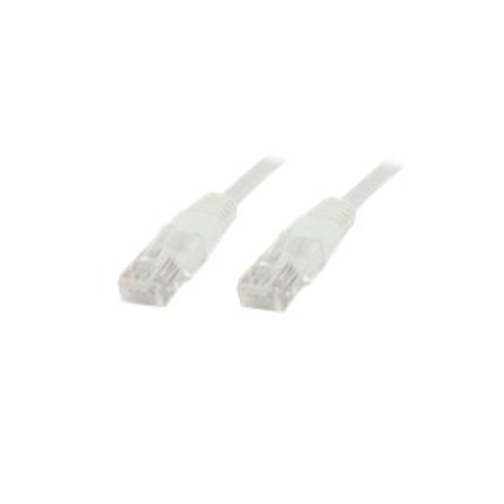 MicroConnect - Network cable - RJ-45 (M) to RJ-45 (M) - 0.5 m - UTP - CAT 5e - white - 0