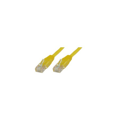 MicroConnect - Network cable - RJ-45 (M) to RJ-45 (M) - 2 m - UTP - CAT 5e - yellow - 0
