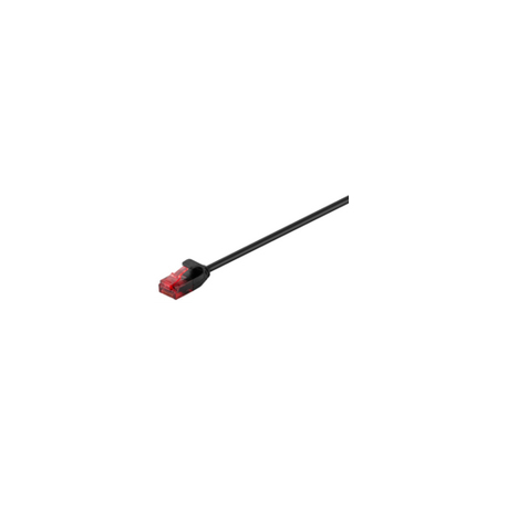 MicroConnect - Network cable - RJ-45 (M) to RJ-45 (M) - 2 m - UTP - CAT 6 - snagless, stranded - black - 0