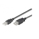MicroConnect USB 2.0 - USB extension cable - USB (F) to USB (M) - USB 2.0 - 5 m - black