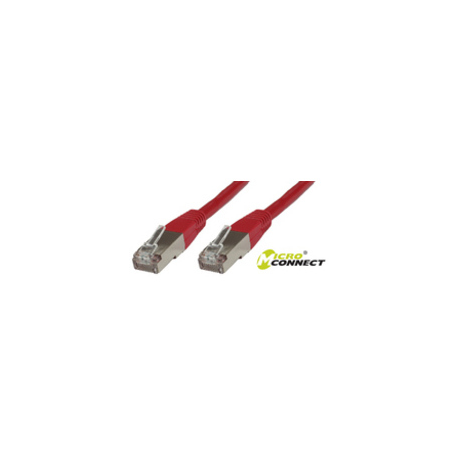 MicroConnect - Network cable - RJ-45 (M) to RJ-45 (M) - 50 cm - screened shielded twisted pair (SSTP) - CAT 6 - halogen-free, stranded - red - 0