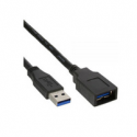 MicroConnect - USB extension cable - USB Type A (F) to USB Type A (M) - USB 3.0 - 50 cm - black