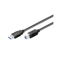 MicroConnect - USB cable - USB Type B (M) to USB Type A (M) - USB 3.0 - 50 cm - black