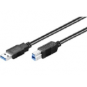 MicroConnect - USB cable - USB Type B (M) to USB Type A (M) - USB 3.0 - 5 m - black
