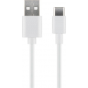 MicroConnect - USB cable - USB-C (M) to USB (M) - USB 2.0 - 3 A - 1 m - white