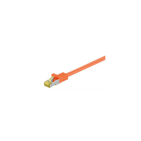 MicroConnect - Patch cable - RJ-45 (M) to RJ-45 (M) - 3 m - SFTP, PiMF - CAT 7 - halogen-free, stranded - orange - 0