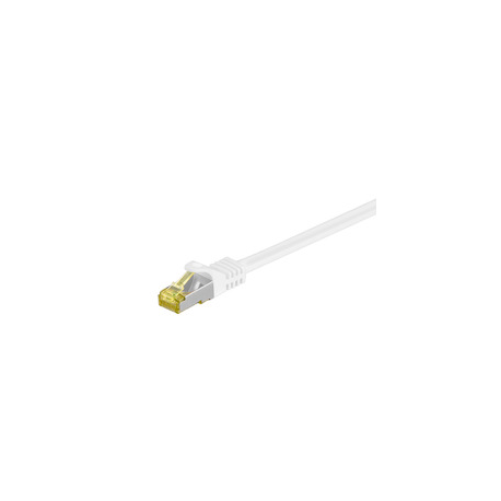 MicroConnect - Network cable - RJ-45 (M) to RJ-45 (M) - 3 m - SFTP, PiMF - CAT 7 - halogen-free, snagless - white - 0