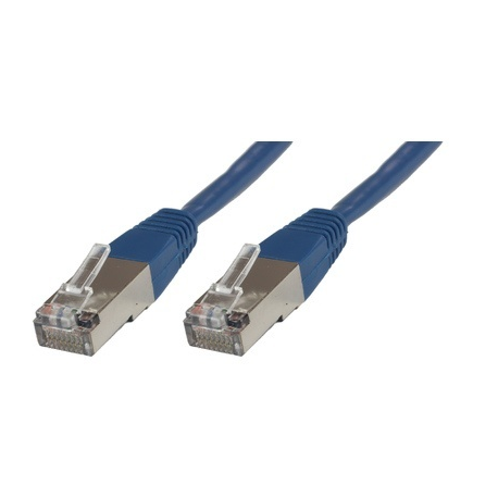 MicroConnect - Network cable - RJ-45 (M) to RJ-45 (M) - 15 cm - 6 mm - SFTP - CAT 6 - halogen-free, round, stranded - blue - 0