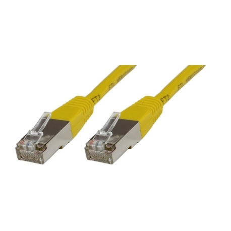 MicroConnect - Network cable - RJ-45 (M) to RJ-45 (M) - 15 cm - 6 mm - SFTP - CAT 6 - halogen-free, round, stranded - yellow - 0