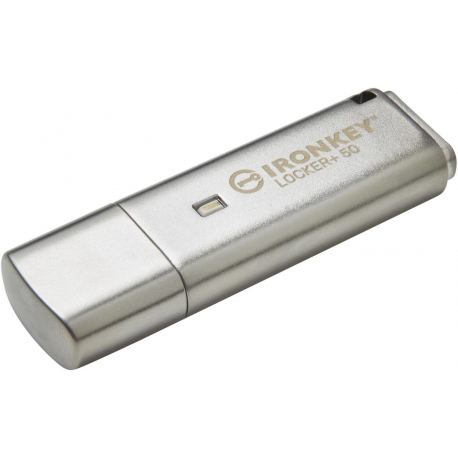 Kingston IronKey Locker+ 50 - USB flash drive - encrypted - 32 GB - USB 3.2 Gen 1 - 1
