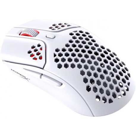 HyperX Pulsefire Haste - Mouse - optical - 6 buttons - wireless - 2.4 GHz - USB wireless receiver - white, pink - for Victus by HP Laptop 16; Laptop 15, 15s, 17; Pavilion Plus Laptop 14 - 1