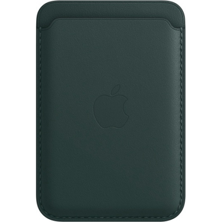 Apple - Wallet for mobile phone  /  credit card - with MagSafe - leather - forest green - for iPhone 12, 13, 14 - 0
