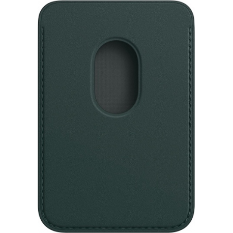 Apple - Wallet for mobile phone  /  credit card - with MagSafe - leather - forest green - for iPhone 12, 13, 14 - 1