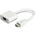 MicroConnect - Video converter - HDMI - VGA - white