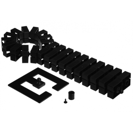 Bachmann KABELSCHLANGE Quadro Set - Cable organizer - black - 0