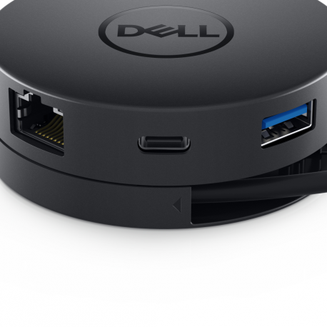 Dell Mobile Adapter DA300 - Docking station - USB-C - VGA - GigE - for Latitude 3120, 53XX, 54XX, 55XX, 73XX, 74XX, 7520; Precision Mobile Workstation 35XX - 5