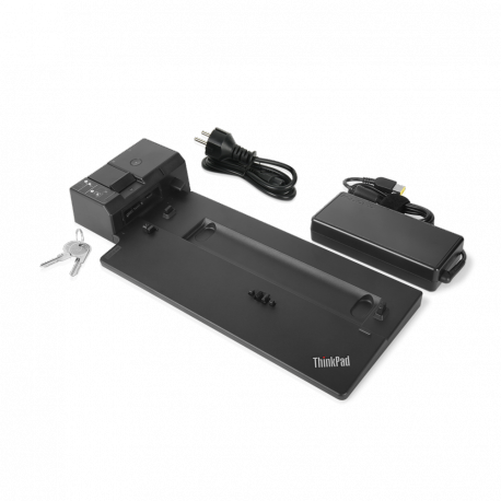 Lenovo ThinkPad Basic Docking Station - Docking station - VGA, DP - 90 Watt - Denmark - for (with dock interface) ThinkPad A285; A485; E490; L13; L13 Yoga; L14 Gen 1; L15 Gen 1; L480; L490; L580; L590; P14s Gen 1; P43s; P52s; P53s; T14 Gen 1; T14s Gen 1; T480; T490; T495; T580; T590; X1 Carbon (6th Gen); X1 Carbon (7th Gen); X1 Carbon Gen 8; X1 Yoga (4th Gen); X1 Yoga Gen 5; X13 Yoga Gen 1 - 2