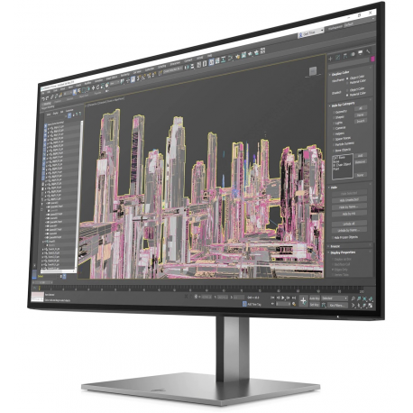 HP Z27u G3 - LED monitor - 27" - 2560 x 1440 QHD @ 60 Hz - IPS - 350 cd / m² - 1000:1 - 5 ms - HDMI, DisplayPort, USB-C - for EliteBook 745 G5, 830 G5, 840 G5; ZBook Firefly 14 G9; ZBook Fury 16 G9 - 1