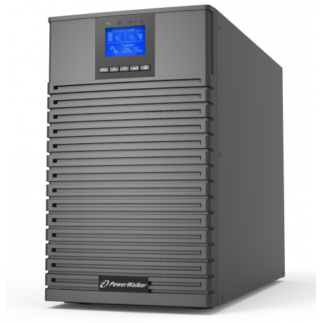 PowerWalker VFI 3000 ICT IoT - UPS - 3000 Watt - 3000 VA - 9 Ah - Ethernet, RS-232, USB - output connectors: 9 - 0