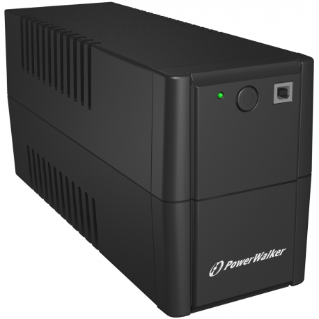 PowerWalker VI 650 SE - UPS - AC 220/230/240 V - 360 Watt - 600 VA - 7 Ah - USB - output connectors: 2 - black - 3
