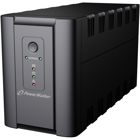 PowerWalker VI 2200 - UPS - AC 220 / 230 / 240 V - 1.2 kW - 2200 VA - 9 Ah - USB - output connectors: 4 - black - 0