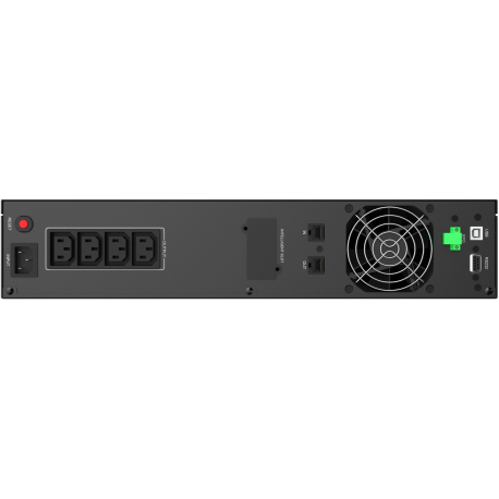 PowerWalker VI 1200 RLE - UPS (rack-mountable) - AC 230 V - 720 Watt - 1200 VA - 7.2 Ah - RS-232, USB - output connectors: 4 - 2
